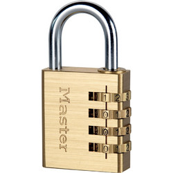 Master Lock Combination Lock Aluminium 40mm 604EURD