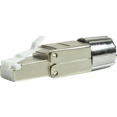 Field assembly plug, Cat.8.1 & Cat.6A, shielded