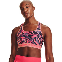 Under Armour Mid Crossback Sports Αθλητικό Μπουστάκι με Μέτρια Στήριξη & Αφαιρούμενη Ενίσχυση Πολύχρωμο 1361042-603