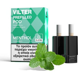 Aspire Vilter Prefilled Pod Menthol 20mg 2x2ml
