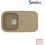 Sanitec Classic 315 Ένθετος Νεροχύτης Γρανίτη Αντιστρεφόμενος Ματ Metallic Cream 82x50cm