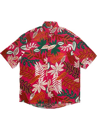 SALTY SLANG PINK LEAVES SHIRT SLU123TK08-3838