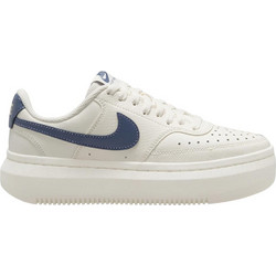 Nike Court Vision Alta Γυναικεία Sneakers Flatforms Πετρόλ Εκρού DM0113-102
