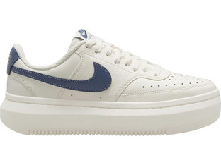 Nike Court Vision Alta Γυναικεία Sneakers Flatforms Πετρόλ Εκρού DM0113-102