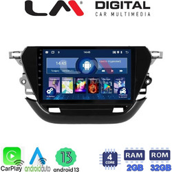 LM Digital ZN4523 Ηχοσύστημα Αυτοκινήτου με Οθόνη Αφής USB Bluetooth & GPS