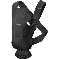 BabyBjorn Mini Cotton Μάρσιπος με Μέγιστο Βάρος 11kg Μαύρος