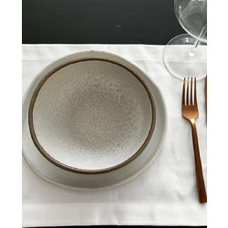 Pennie Restaurant Diagonale Σουπλά Υφασμάτινο Λευκό 50x30cm 051865-01 ref10273869
