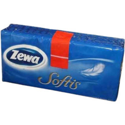 Zewa 10 Χαρτομάντηλα Softis Classic 4 Φύλλων