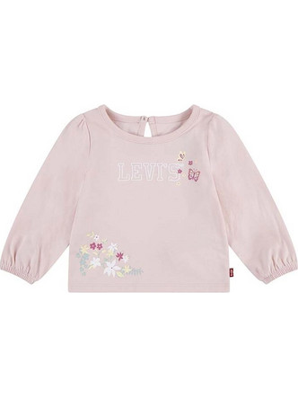 LEVIS Μακρυμάνικο μωρού LS PUFF DETAIL TOP ΡΟΖ 1EK965-AHR