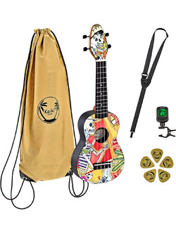 Ortega K2-EM Keiki Soprano Bundle