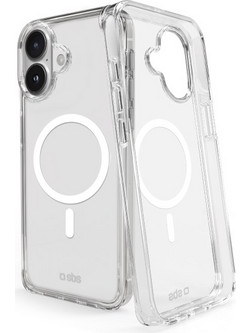 SBS LIGHT MAG IPHONE 16 PLUS transparent backcover