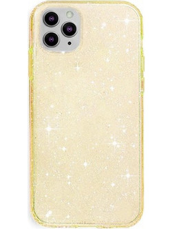 Back Cover Θήκη Σιλικόνης Glitter για iPhone 11 Pro Max Χρυσό