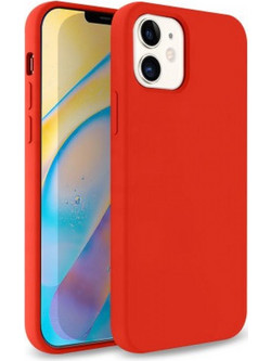 Back Cover Θήκη Ενισχυμένης Σιλικόνης για iPhone 12 Mini Κόκκινο