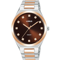 Lorus Γυναικείο Ρολόι με Ροζ Χρυσό Μεταλλικό Μπρασελέ RG204WX9