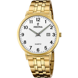 Festina Ανδρικό Ρολόι με Χρυσό Μεταλλικό Μπρασελέ F20513/1