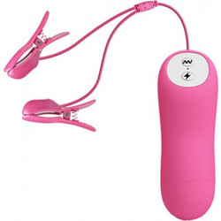 Baile Romantic Wave Nipple Clamps Fuchsia