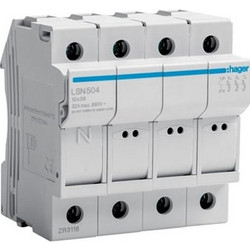 Ασφαλειοθήκη 3P+N 10,3x38mm 32A - LSN504