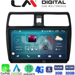 LM Digital ZR8978 Ηχοσύστημα Αυτοκινήτου με Οθόνη Αφής USB Bluetooth & GPS