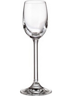 Crystal Bohemia Σετ Ποτήρια Λικέρ Κρυστάλλινα Κολωνάτα Colibri 65ml 6τμχ CTB03202007