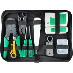 Σετ Κασετίνα με 9 Εργαλεία Δικτύου Network Tools Set with NS-468 Tester (7874)