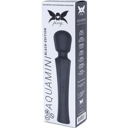Pixey Aquamini Black Edition Δονητής Wand 20cm Μαύρος