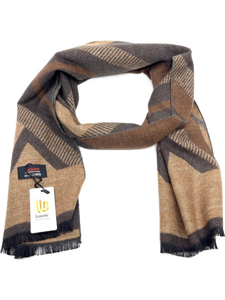 Legend - LGS-3021-117 - Brown/Beige - Κασκόλ KASHMIR TOUCH - brown