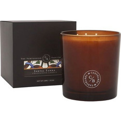 Kερί Aρωματικό Santal Tonka 3 Φυτίλια Castelbel (12x15 cm)