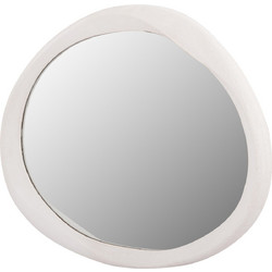 ΚΑΘΡΕΠΤΗΣ ΤΟΙΧΟΥ ΟΒΑΛ FB94514 MDF ΣΕ ΥΠΟΛΕΥΚΟ 48x3,2x60Υεκ