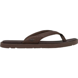 UGG Δερμάτινες Ανδρικές Σαγιονάρες Αντιολισθητικές Καφέ 1166610-00R1