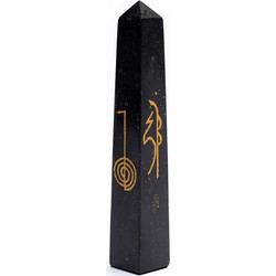 Οβελίσκος Ρέικι από Μαύρη Τουρμαλίνη (Black Tourmaline Obelisk) 10cm