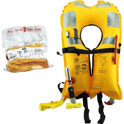 LALIZAS Φουσκ.Σωσ.Τσαντάκι Vac. Packed Delta, Auto,150N,SOLAS/MED,Ενηλ.με LALIZAS Φανό SOLAS/MED (711081)