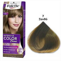 Schwarzkopf Palette Intensive Color Creme 7 Ξανθό Μόνιμη Βαφή Μαλλιών 50ml