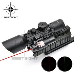 Διόπτρα Μονόκυαλο Σκοπευτικό - Μ9 LS3 10x42E Zoom Illuminated + Red Laser