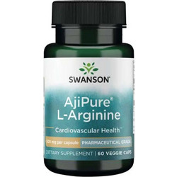 Swanson AjiPure L-Arginine 500mg 60 Κάψουλες