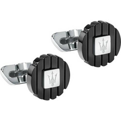 Black and White Iconic Maseratti Μανικετόκουμπα JM5249JD02 JM5249JD02 Ατσάλι