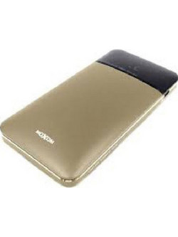 Moxom MI-9 Power Bank 10000mAh με 2 Θύρες USB-A Gold