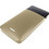 Moxom MI-9 Power Bank 10000mAh με 2 Θύρες USB-A Gold