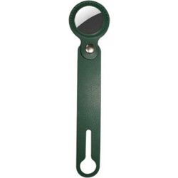 Leather Case Για Airtag Holder Loop - Πράσινο Σκούρο