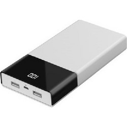 Xipin T17 Power Bank 20000mAh με 2 Θύρες USB-A White