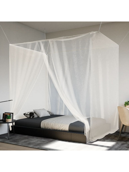 vidaXL Κουνουπιέρα Κρεμαστή 220x120x150 εκ. από Δίχτυ