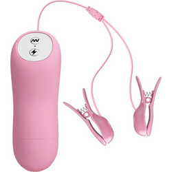 Baile Romantic Wave Nipple Clamps Pink