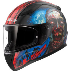 LS2 FF353 Rapid II Zombie Black Red Κράνος Μηχανής Full Face 1300gr