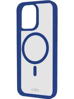 SBS Mag Frame Iphone 16 Pro Max Blue Backcover - (MAGCOLIP1667PB)