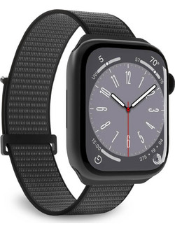 Puro Nylon Sport Λουράκι Υφασμάτινο Black (Apple Watch 42 / 44 / 45 / 49mm)