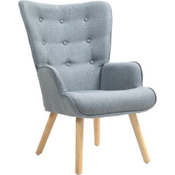 PoliHome Μπερζέρα Γκρι Burnaby 162783069