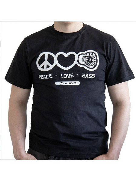 DD Audio - LOVE PEACE BASS T-shirt XL