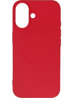 Liquid Silicone Case MagSafe for iPhone 16 - red