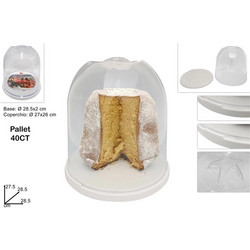 Τουρτιέρα για Πανετόνε Panettone Πλαστική 28.5x27.5cm