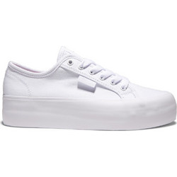 DC Γυναικεία Sneakers Flatforms Λευκά ADJS300280-WW0