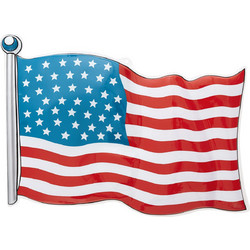 ΔΙΑΚΟΣΜΗΤΙΚΟ ΣΗΜΑΙΑ PVC U.S.A. 62x44 EK